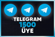 ⭐Telegram [GARANTİLİ] 1500 Gerçek Üye⭐