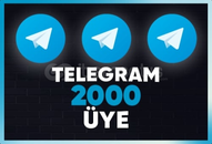 ⭐Telegram [GARANTİLİ] 2000 Gerçek Üye⭐