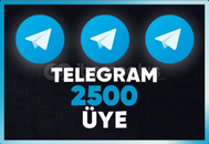 ⭐Telegram [GARANTİLİ] 2500 Gerçek Üye⭐