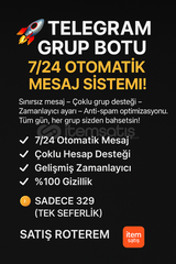 telegram guruplara 7/24 mesaj atan uygulama