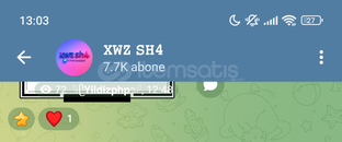 TELEGRAM KANAL 7.7K ABONE