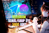Telegram - Kanal/Grup Üyesi 5.000 Adet ⭐