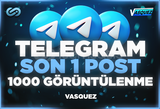 ⭐ TELEGRAM Son 1 Post 1000 Görüntülenme ⭐