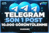 ⭐ TELEGRAM Son 1 Post 10.000 Görüntülenme ⭐