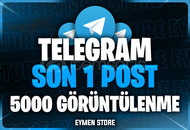 ⭐ TELEGRAM Son 1 Post 5000 Görüntülenme