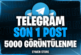 ⭐ TELEGRAM Son 1 Post 5000 Görüntülenme