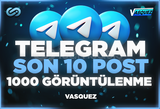 ⭐ TELEGRAM Son 10 Post 1000 Görüntülenme ⭐