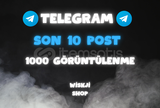 ⭐️TELEGRAM SON 10 POST 1000 GÖRÜNTÜLENME⭐️