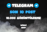 ⭐️TELEGRAM SON 10 POST 10.000 GÖRÜNTÜLENME⭐️