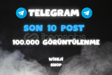 ⭐️TELEGRAM SON 10 POST 100.000 GÖRÜNTÜLENME⭐️