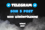 ⭐️TELEGRAM SON 5 POST 1000 GÖRÜNTÜLENME⭐️