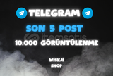 ⭐️TELEGRAM SON 5 POST 10.000 GÖRÜNTÜLENME⭐️