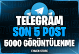 ⭐ TELEGRAM Son 5 Post 5000 Görüntülenme
