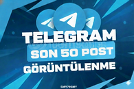 TELEGRAM SON 50 POST 10 BİN GÖRÜNTÜLENME