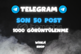 ⭐️TELEGRAM SON 50 POST 1000 GÖRÜNTÜLENME⭐️