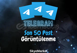 ⭐TELEGRAM SON 50 POST 1000 GÖRÜNTÜLENME [HIZLI]