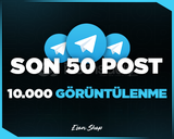 ⭐TELEGRAM SON 50 POST 10000 GÖRÜNTÜLENME HIZLI⭐