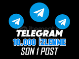 TELEGRAM SON POST 10.000 GÖRÜNTÜLENME