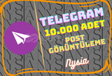 Telegram - Tekil 10.000 Görüntülenme ⭐