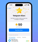 Telegram 500 yıldız