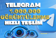 Telegram 1.000.000 Post Görüntülenme HızlıTeslim