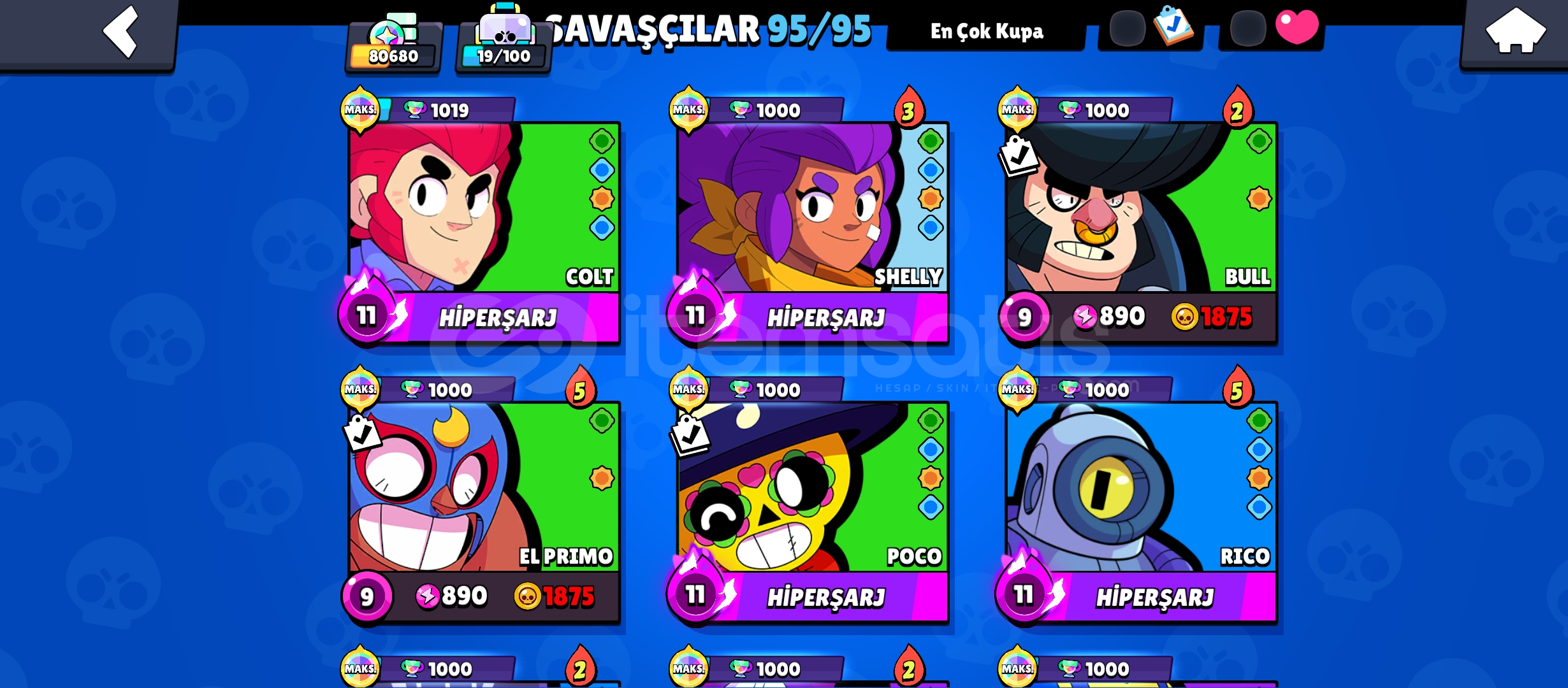 Temiz brawl stars hesabı
