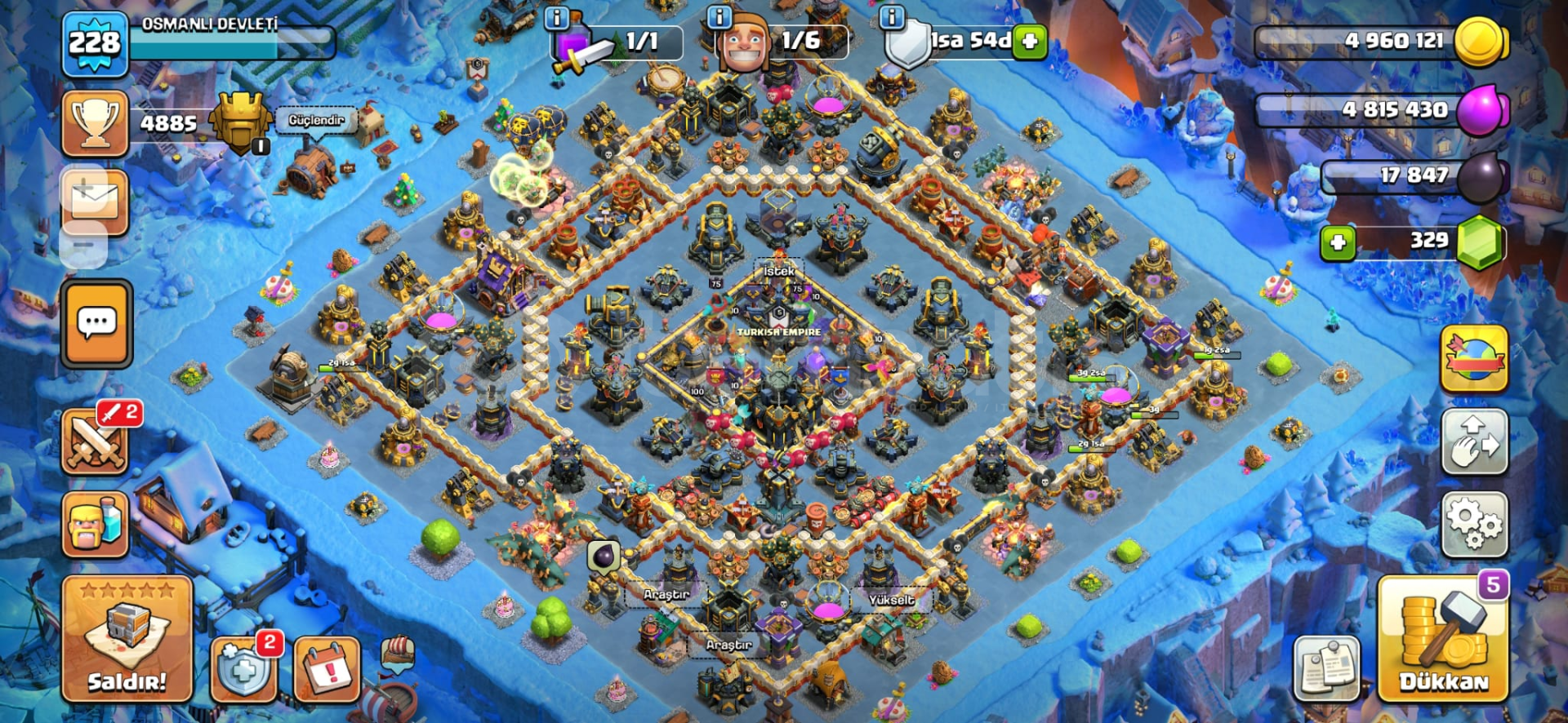 ✨ TEMIZ MUAZZAM-EKIPMAN TH17 MAXED-KACMAZ ✨ ✨ TEMIZ MUAZZAM-EKIPMAN TH17 MAXED-KACMAZ ✨