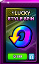 Tennis: Zero / 1 LUCKY STYLE SPIN 