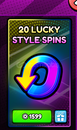 Tennis: Zero / 10 LUCKY STYLE SPIN 