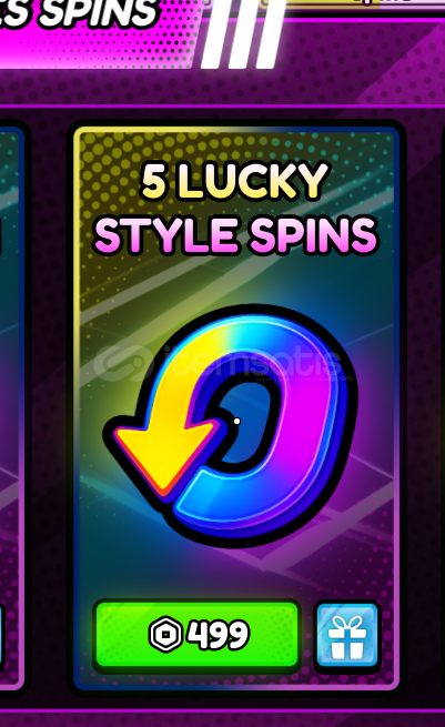 Tennis: Zero / 5 LUCKY STYLE SPIN  Tennis: Zero / 5 LUCKY STYLE SPIN
