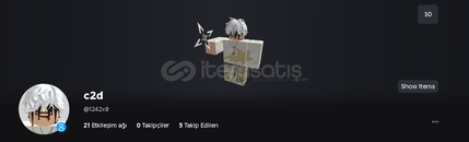 Tertemiz Robuxlu Güzel Hesap!!