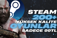 200 POPÜLER OYUN | SADECE 99TL | ÖMÜR BOYU GARAN