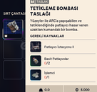 Tetikleme Bombası Taslağı