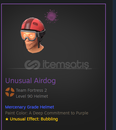 TF2 Airdog Unusual Bubbling efekti