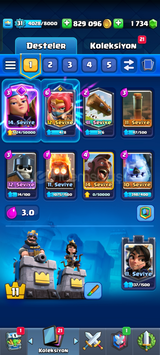 Th 14 güzel hesab+ 4 evrim clash royale 