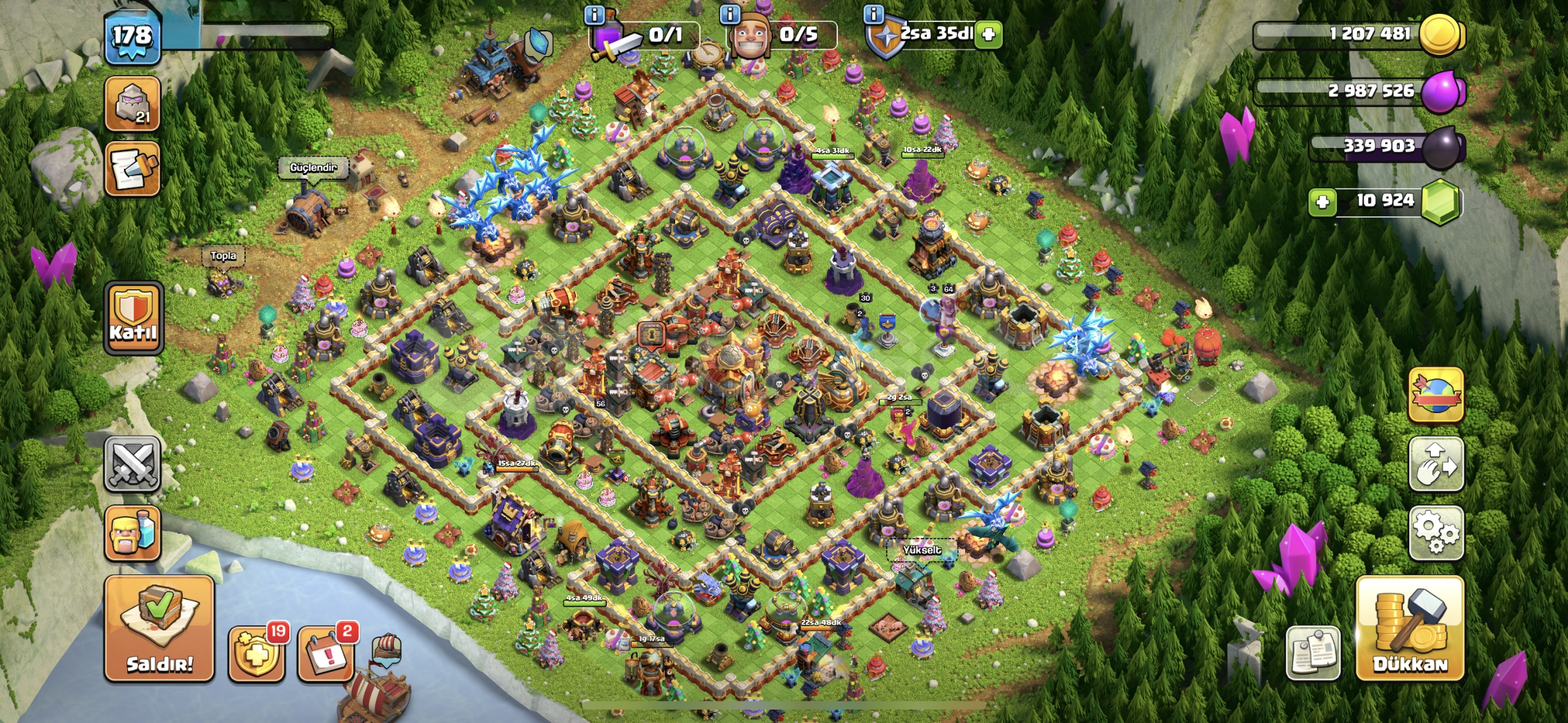 TH 16⚡️Coc •| 2500 MADALYALI 10 K TAŞLI⭐️ TH 16⚡️Coc •| 2500 MADALYALI 10 K TAŞLI⭐️