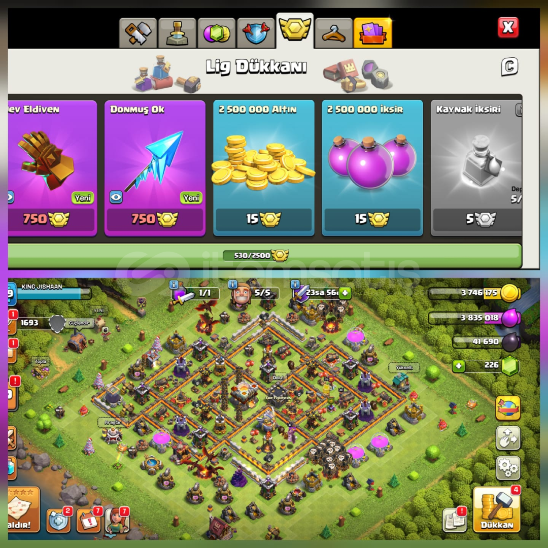 TH11 530Madalya 1EfsaneviKostüm 226Elmas TH11 530Madalya 1EfsaneviKostüm 226Elmas