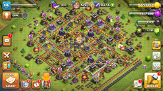 ⭐| TH11| COC HESAP + 1700 TAŞ + CR