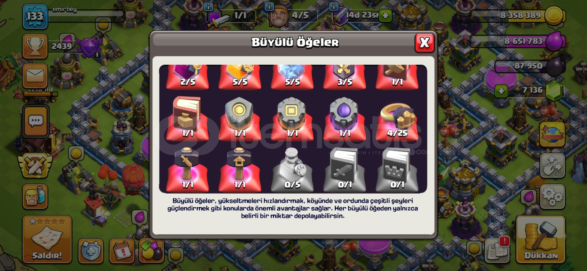 TH12 Clash of Clans Hesabı-Ana Köy Max TH12 Clash of Clans Hesabı-Ana Köy Max