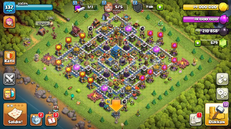 ⭐ | TH12 + DOLU HESAP + YÜKSEK LEVEL | ⭐ ⭐ | TH12 + DOLU HESAP + YÜKSEK LEVEL | ⭐