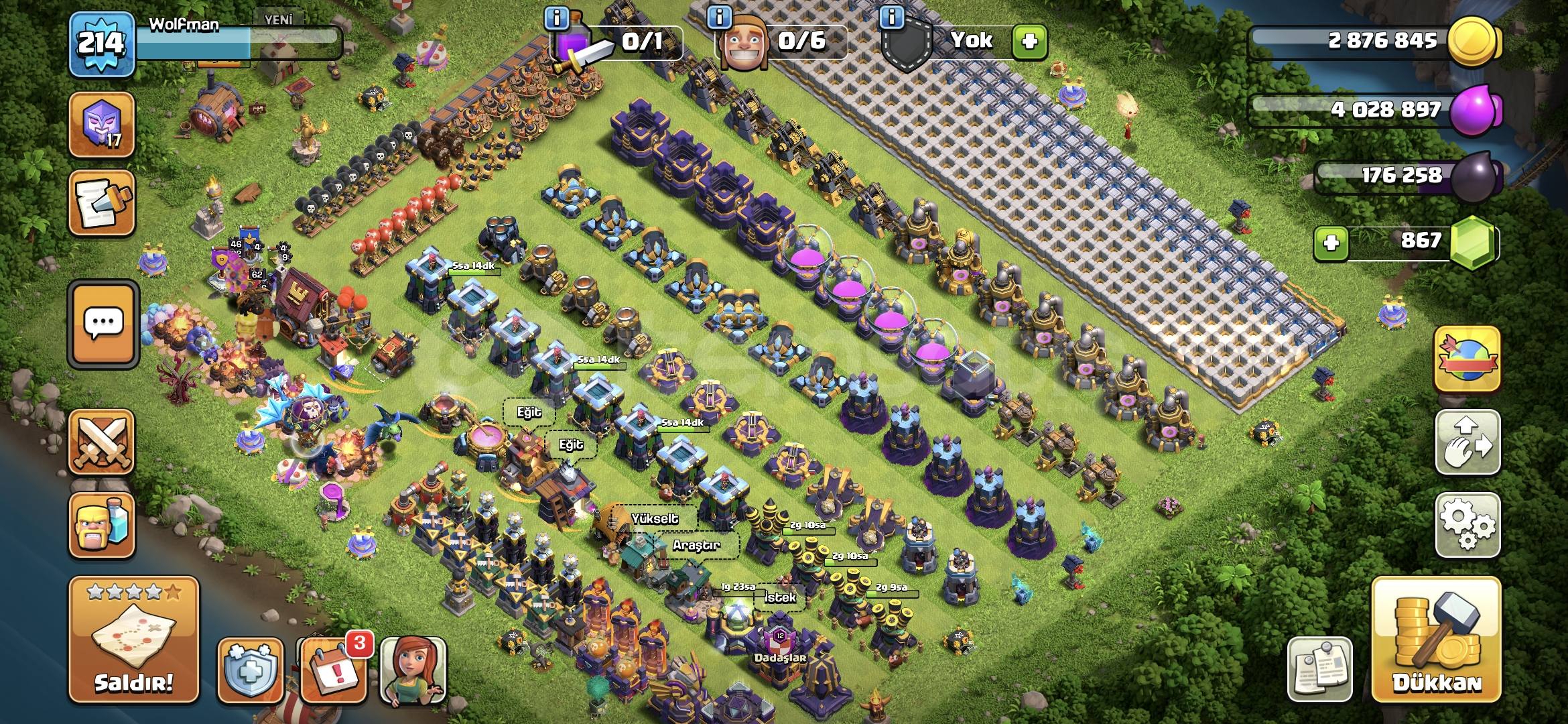 TH15 & 214 LVL | AĞIR MAX++ - 632 KS YILDIZI!! TH15 & 214 LVL | AĞIR MAX++ - 632 KS YILDIZI!!