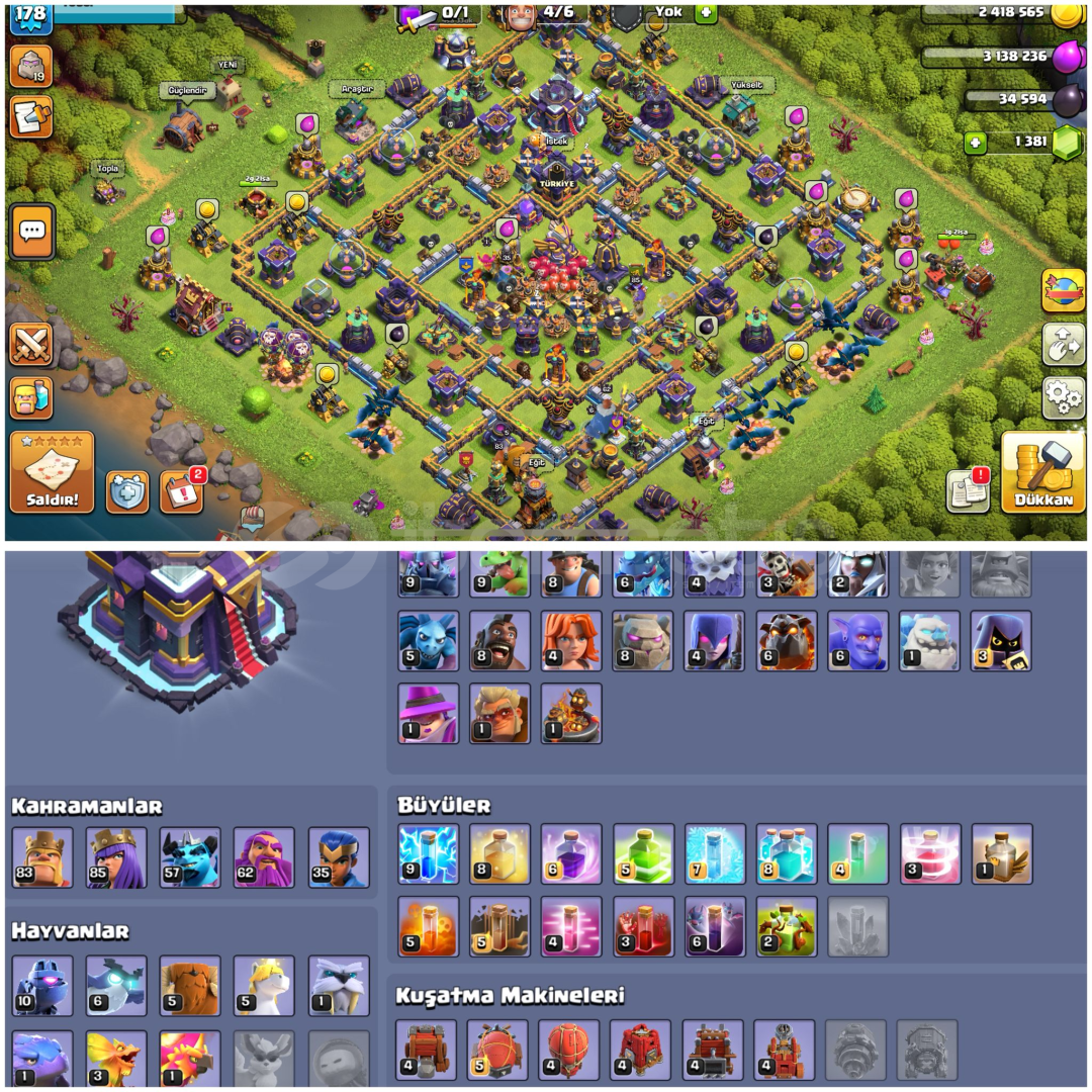 TH15⚡️COC | • ÜCRETSİZ İSİM HAKLI UYGUN KÖY TH15⚡️COC | • ÜCRETSİZ İSİM HAKLI UYGUN KÖY
