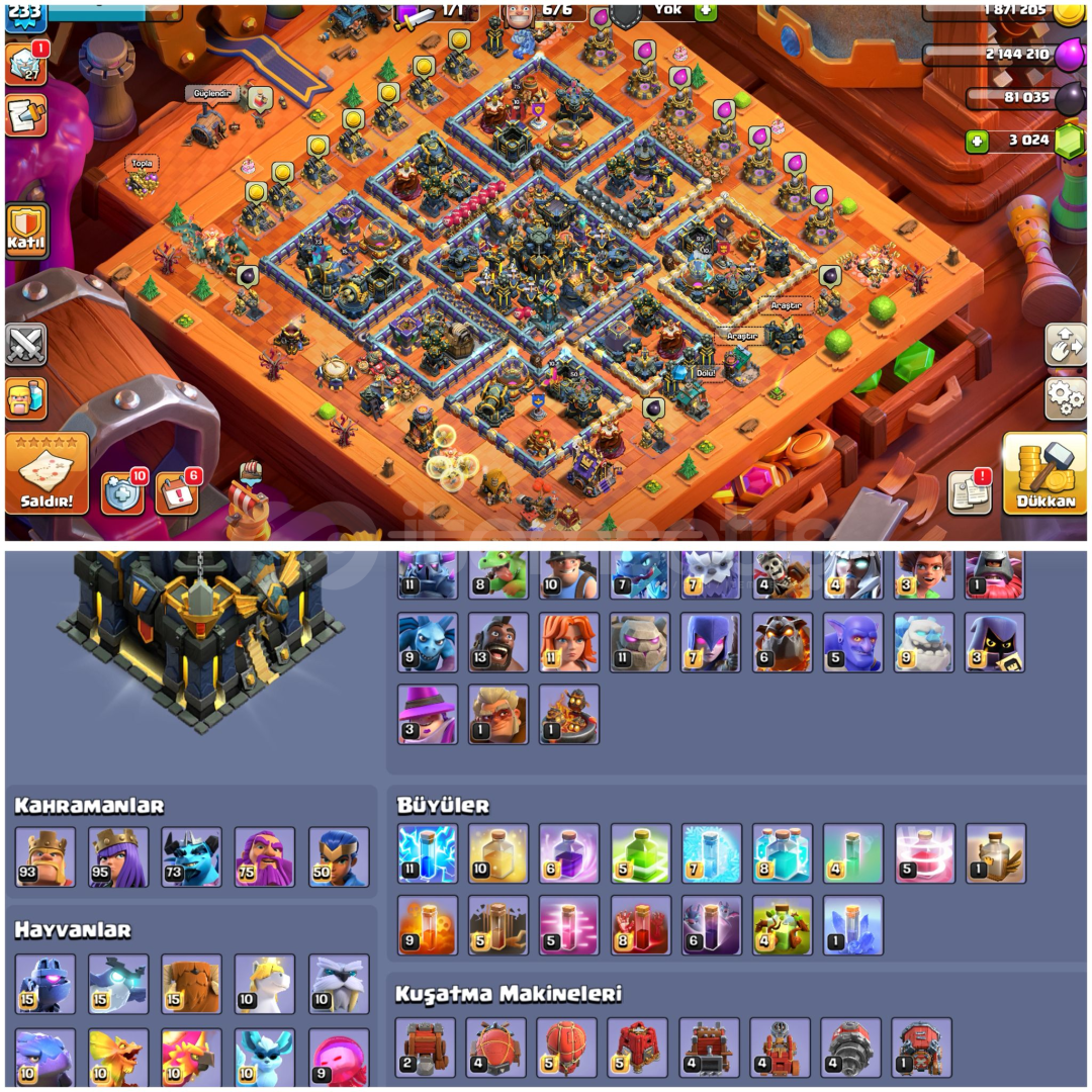 TH17⚡️COC | • MAX EKİPMAN | DOLU DOLU KÖY TH17⚡️COC | • MAX EKİPMAN | DOLU DOLU KÖY