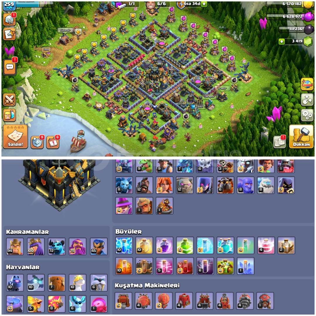 TH17⚡️COC | • 259 LEVEL + MAX KAHRAMANLAR TH17⚡️COC | • 259 LEVEL + MAX KAHRAMANLAR