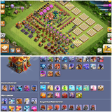 TH16⚡️COC | • NOKTASINA KADAR MAX KÖY +