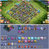 TH14⚡️COC | • DUVAR HARİÇ TAMAMEN MAX KÖY
