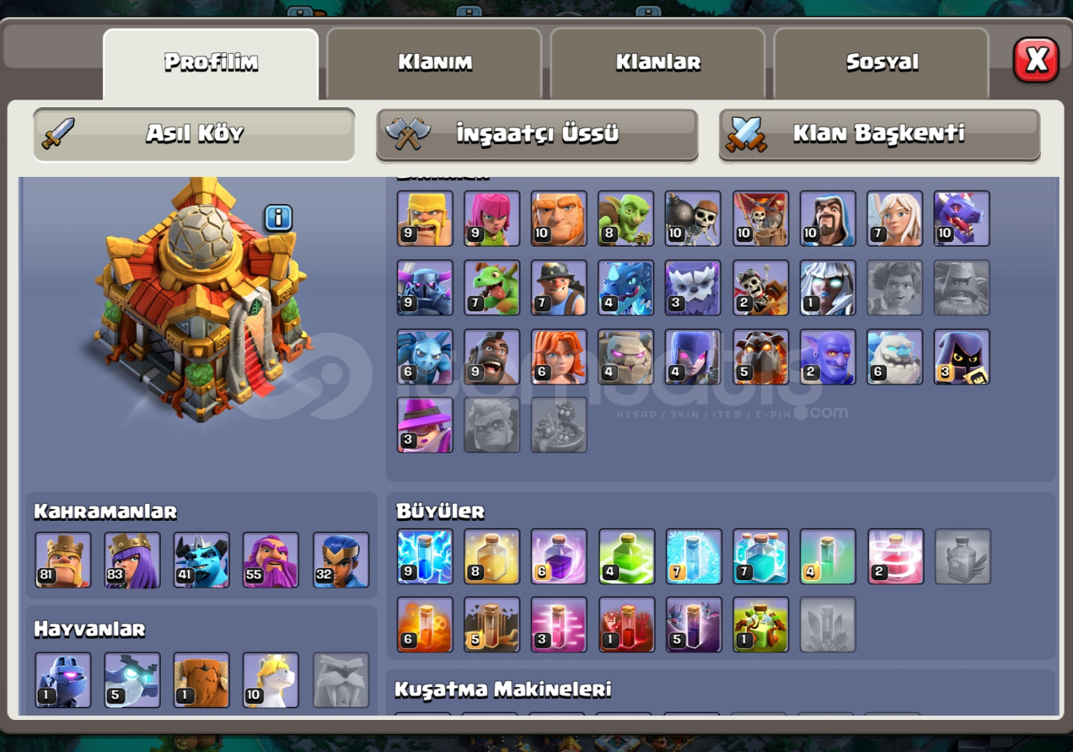 Th16 kelepir hesap Th16 kelepir hesap