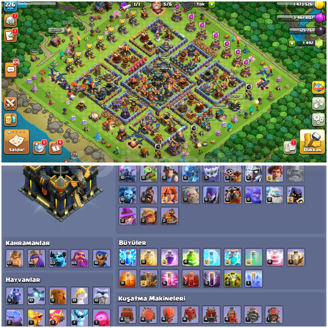TH17⚡️COC | • 226 LEVEL + UYGUN FİYATLI KÖY TH17⚡️COC | • 226 LEVEL + UYGUN FİYATLI KÖY