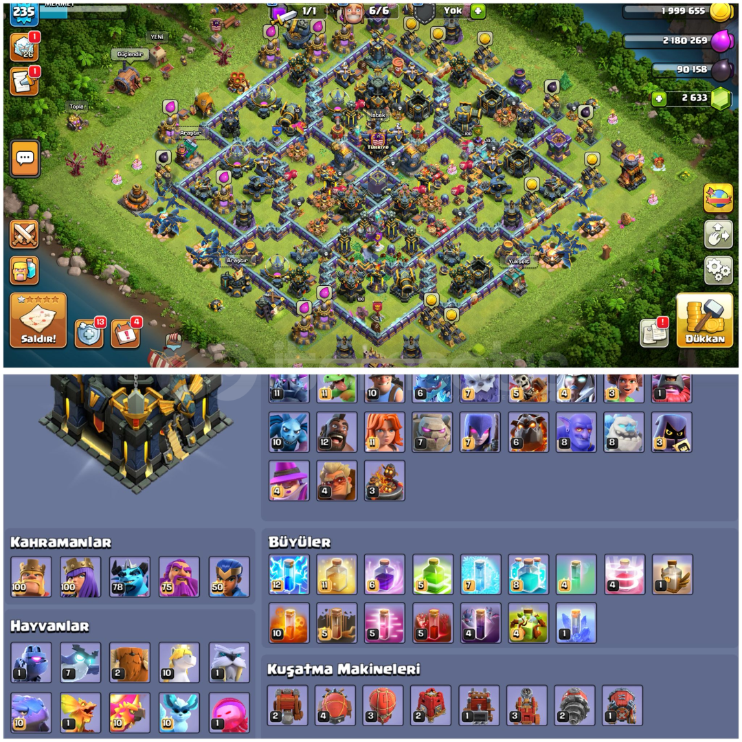 TH17⚡️COC | • 235 LEVEL + MAX KAHRAMANLI KÖY TH17⚡️COC | • 235 LEVEL + MAX KAHRAMANLI KÖY