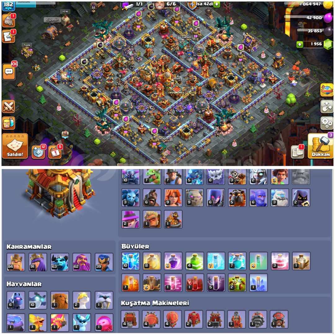 TH17⚡️COC | • 16 ARKAPLANLI KOLEKSİYONLUK KÖY TH17⚡️COC | • 16 ARKAPLANLI KOLEKSİYONLUK KÖY
